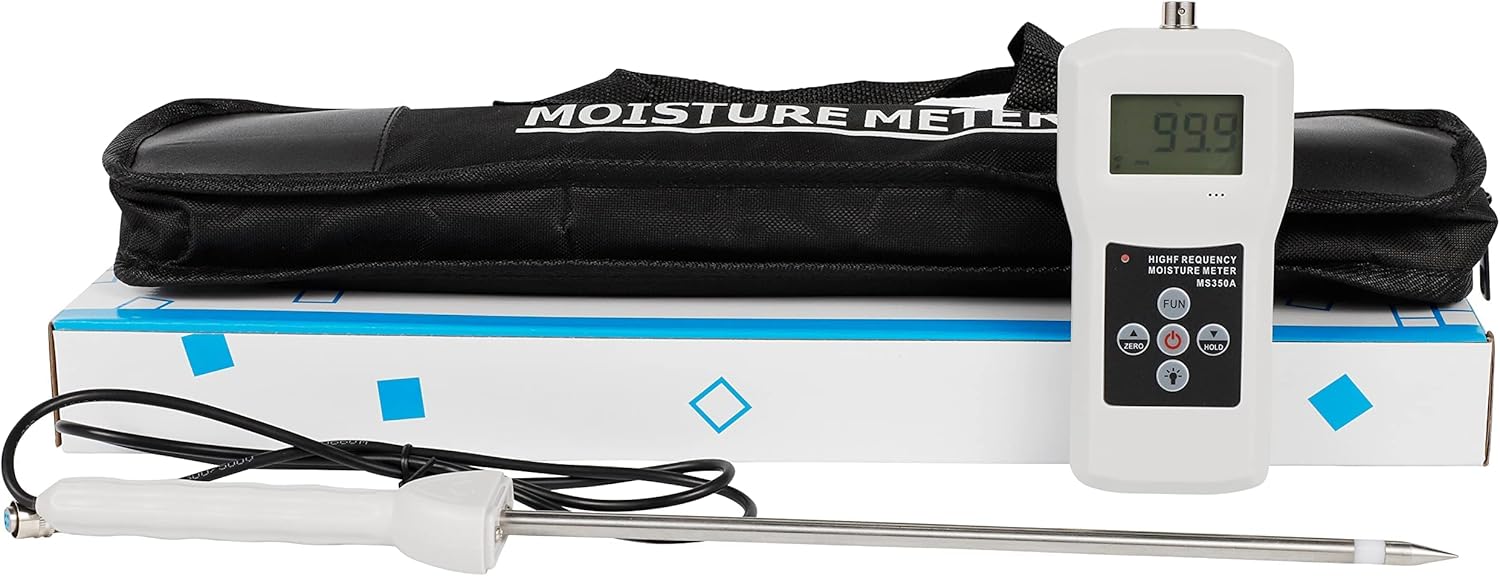 High Frequency Chemical Raw Materials Coal Moisture Meter Tester for Coal Powder Sand Moisture Content Measurement