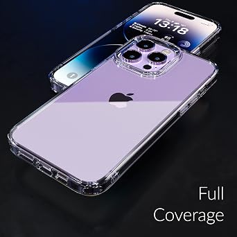 Crave Clear Guard for iPhone 14 Pro Max Case, Shockproof Clear Case for Apple iPhone 14 Pro Max (6.7)