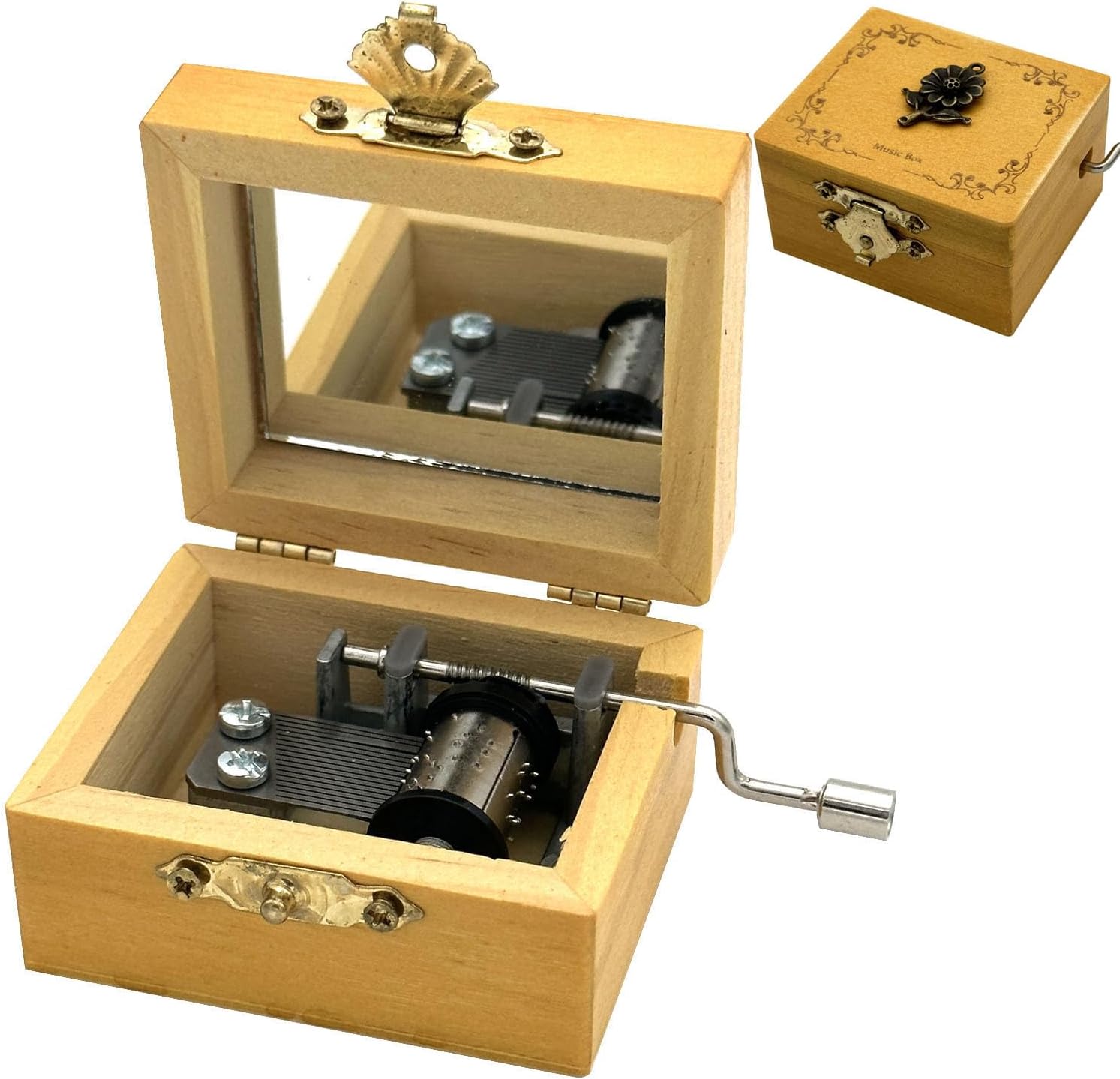 You are My Sunshine Music Box, Yunsheng Hand Crank Movement