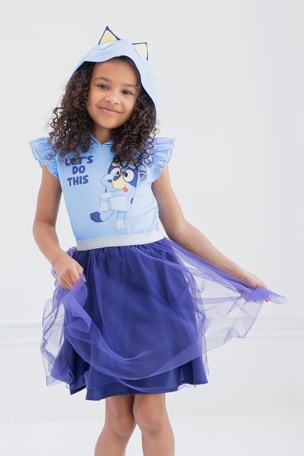 Bluey Bingo Girls Mesh Cosplay Dress Toddler to Big Kid - Image 2