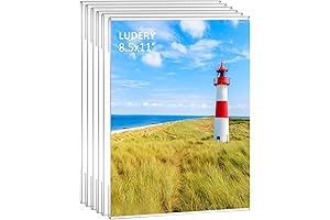 Clear 8.5 x 11 Acrylic Picture Frames