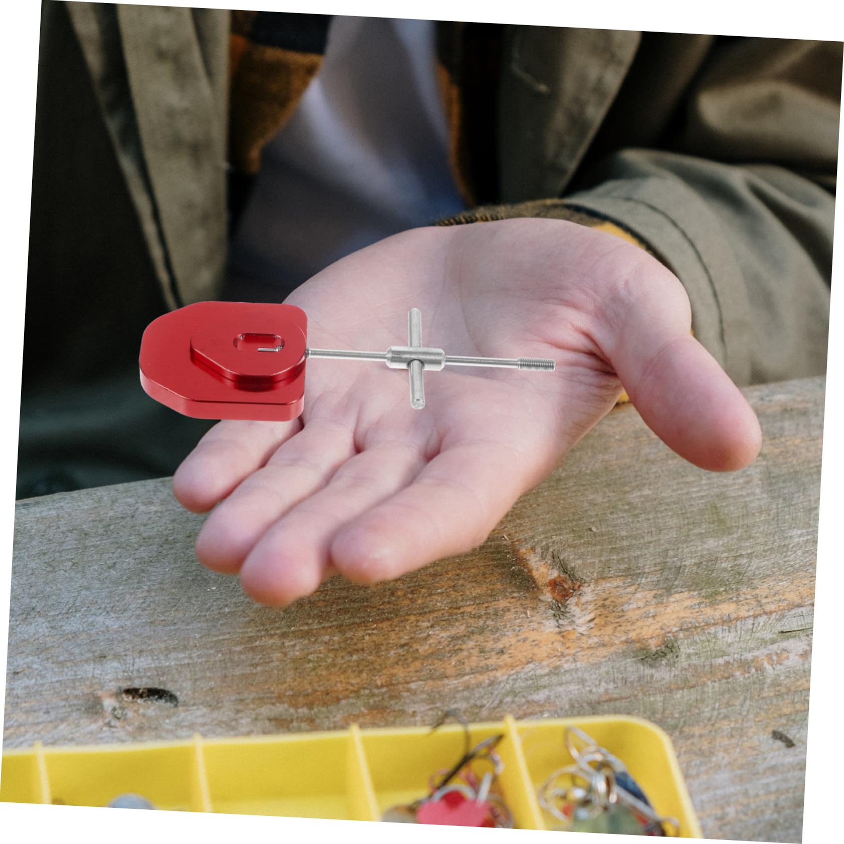 VICASKY Reel Spool Bearing Pin Removal Tool Lightweight Fishing Reel Repair Tool Durable Bearing Removal Tool for Easy Disassembly of Fishing Reel Components