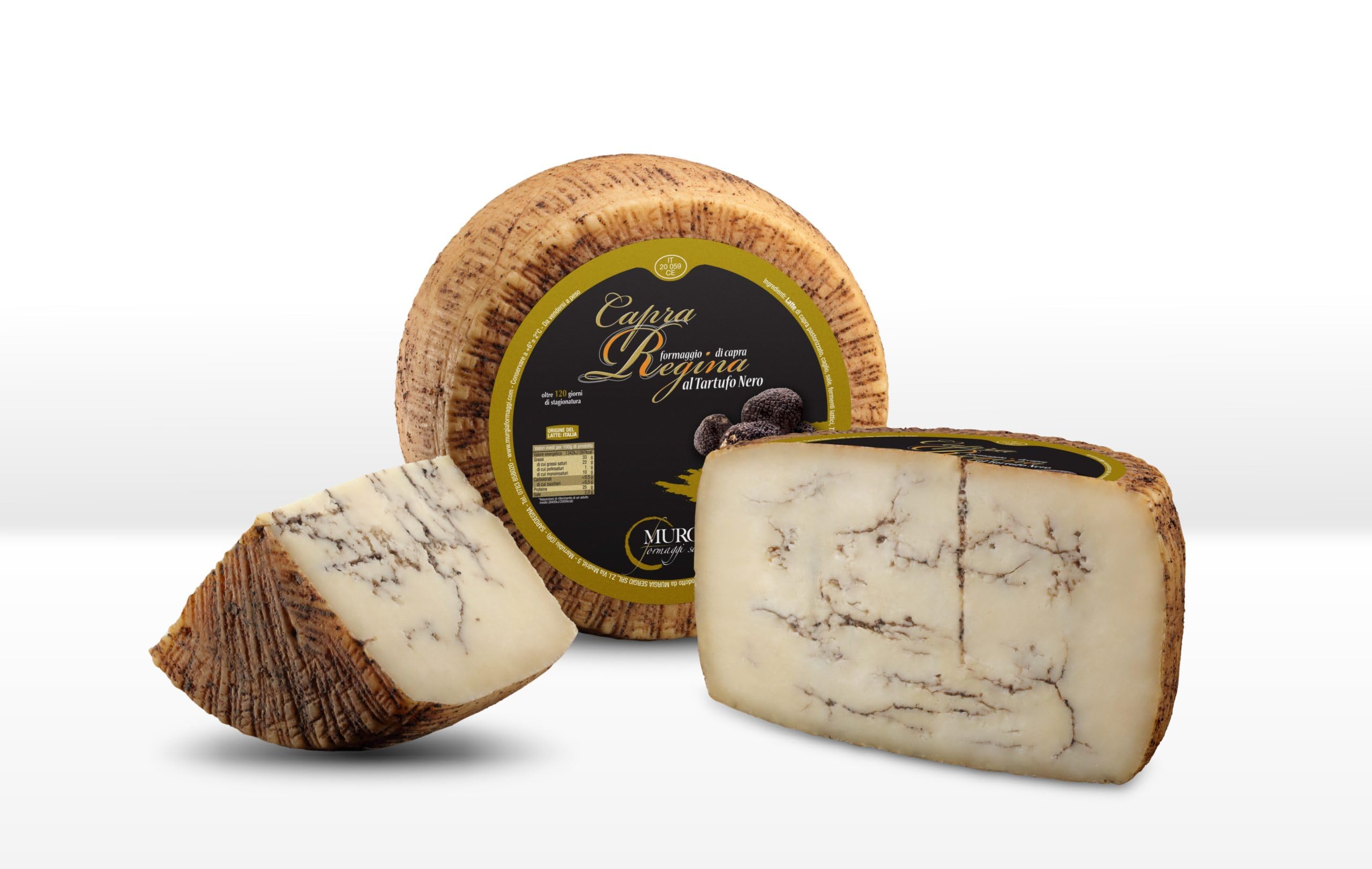 Capra Regina al tartufo nero - 1 Forma - Murgia Formaggi