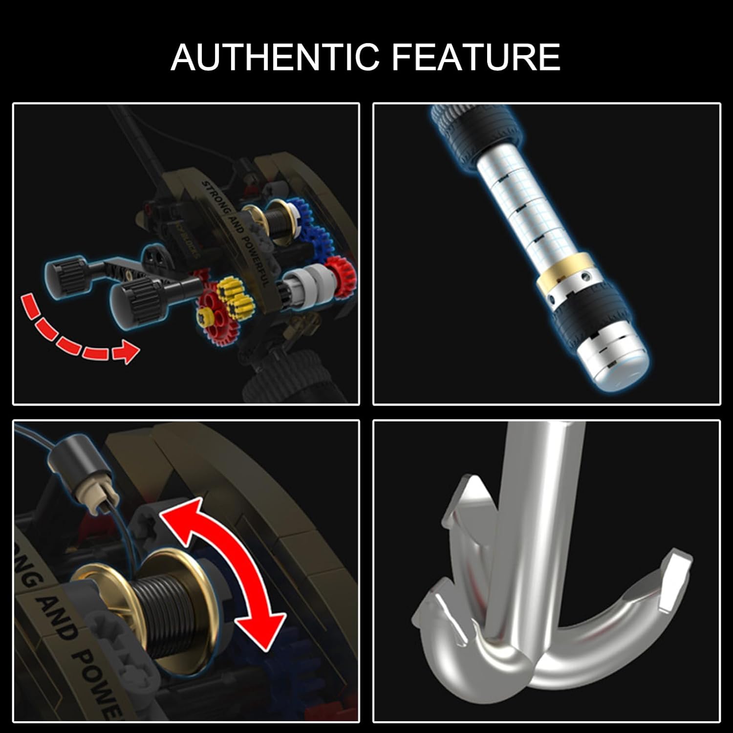 Fishing Rod Building Set, Simulator Fishing Pole Gear Model Kit for Adults, Age 14+, Feature Reel Combo & Fishing Lures, Unique Birthdays Gift for Fisherman Enthusiasts, (425PCS, A-K96227)