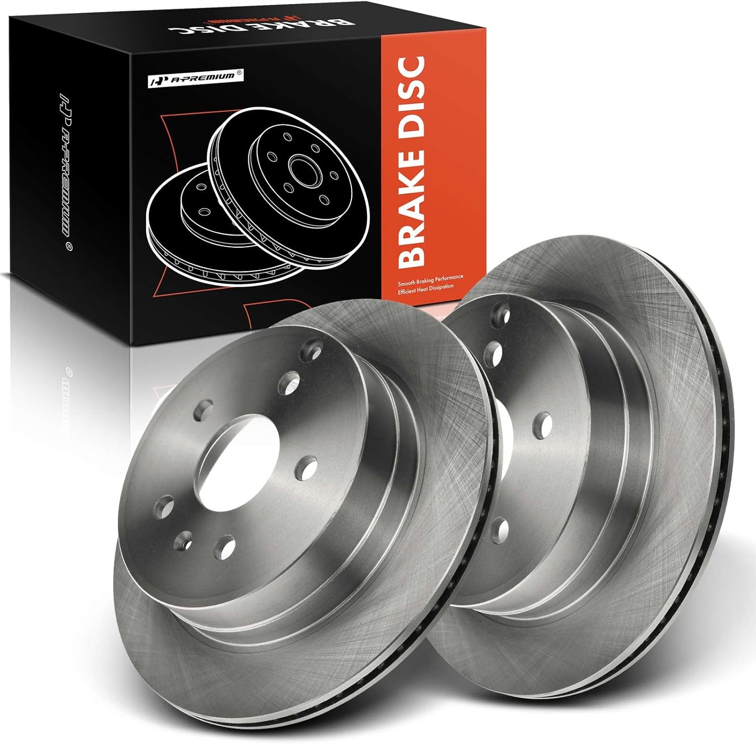 APremium 11.93 inch (303mm) Rear Vented Disc Brake Rotors