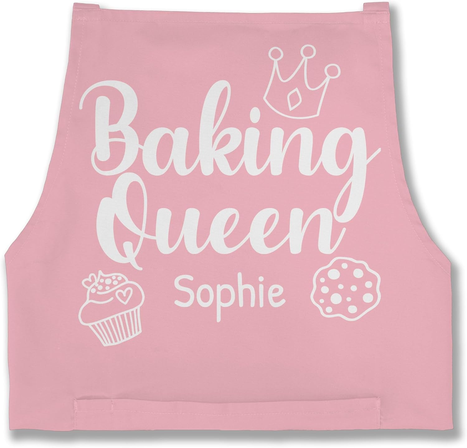 Die besten personalisierten Kochschürzen für Backfans 2023 8 Shirtracer Baking Queen mit Namen Variante 3