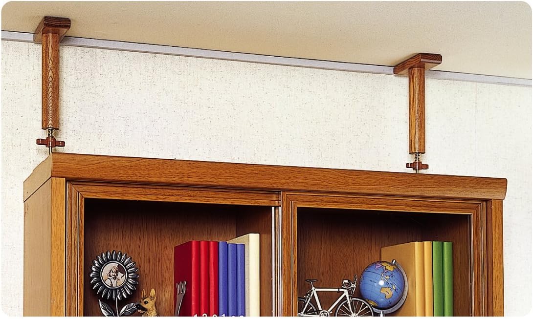 Amazon 金象印 家具調木製 耐震用 つっぱりポールl 6104 3649 転倒防止用突っ張り棒 通販