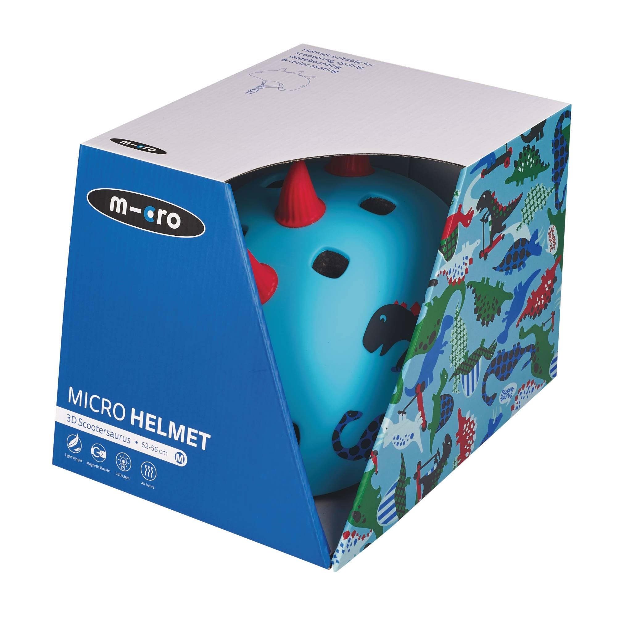 Micro® | Casco 3D Infantil | Luz Trasera de Seguridad 3 Posiciones | Ultraligero 250 Gramos | Cierre Magnético | Protección | Niños y Niñas