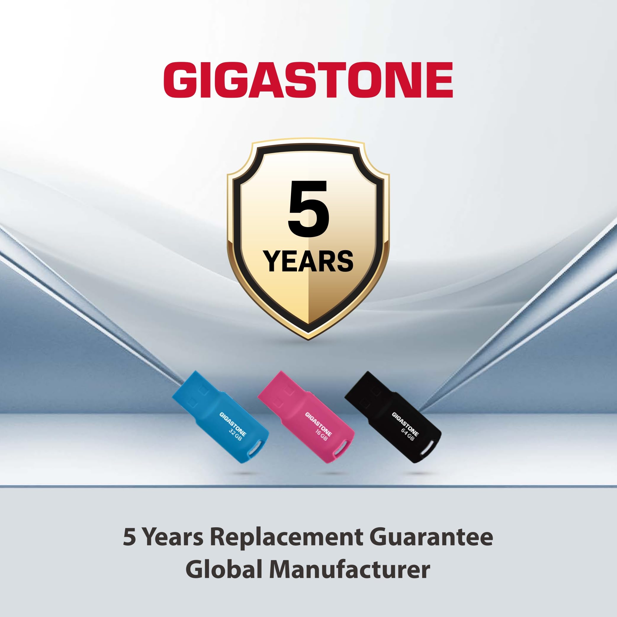 Gigastone Chiavetta USB 32 GB Set da 10, V70 USB 2.0 Memorizzazione dei dati Serie, design portachiavi, compatibile con interfaccia USB 2.0
