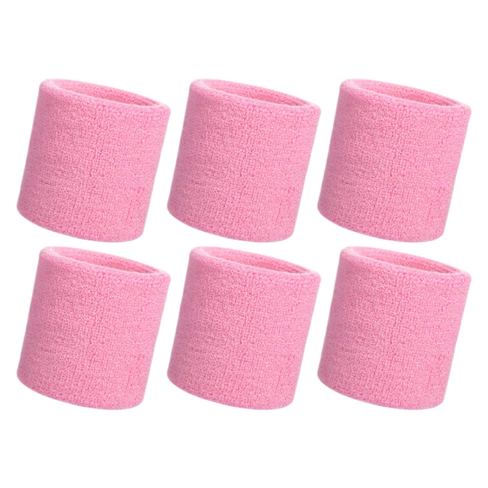 HANERDUN Sports Wristbands Sweat Wrist Sweatbands For Men And Women Terry Cloth Wrist bands Sweat For Gym Running Basketball Tennis Working Out โ image 1