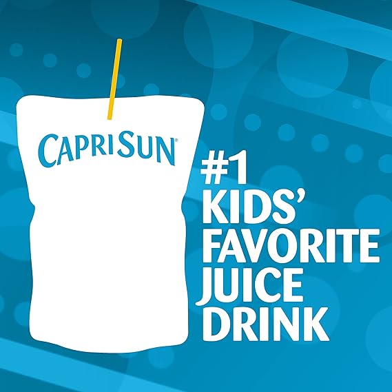 Capri Sun Roaring Waters Juice Box, 60 Ounce - 40 count