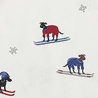 Vista 219 de Eddie Bauer - Full Sheets, Cotton Flannel Bedding Set, Brushed For Extra Softness, Cozy Home Decor (Dog Friends, Full)