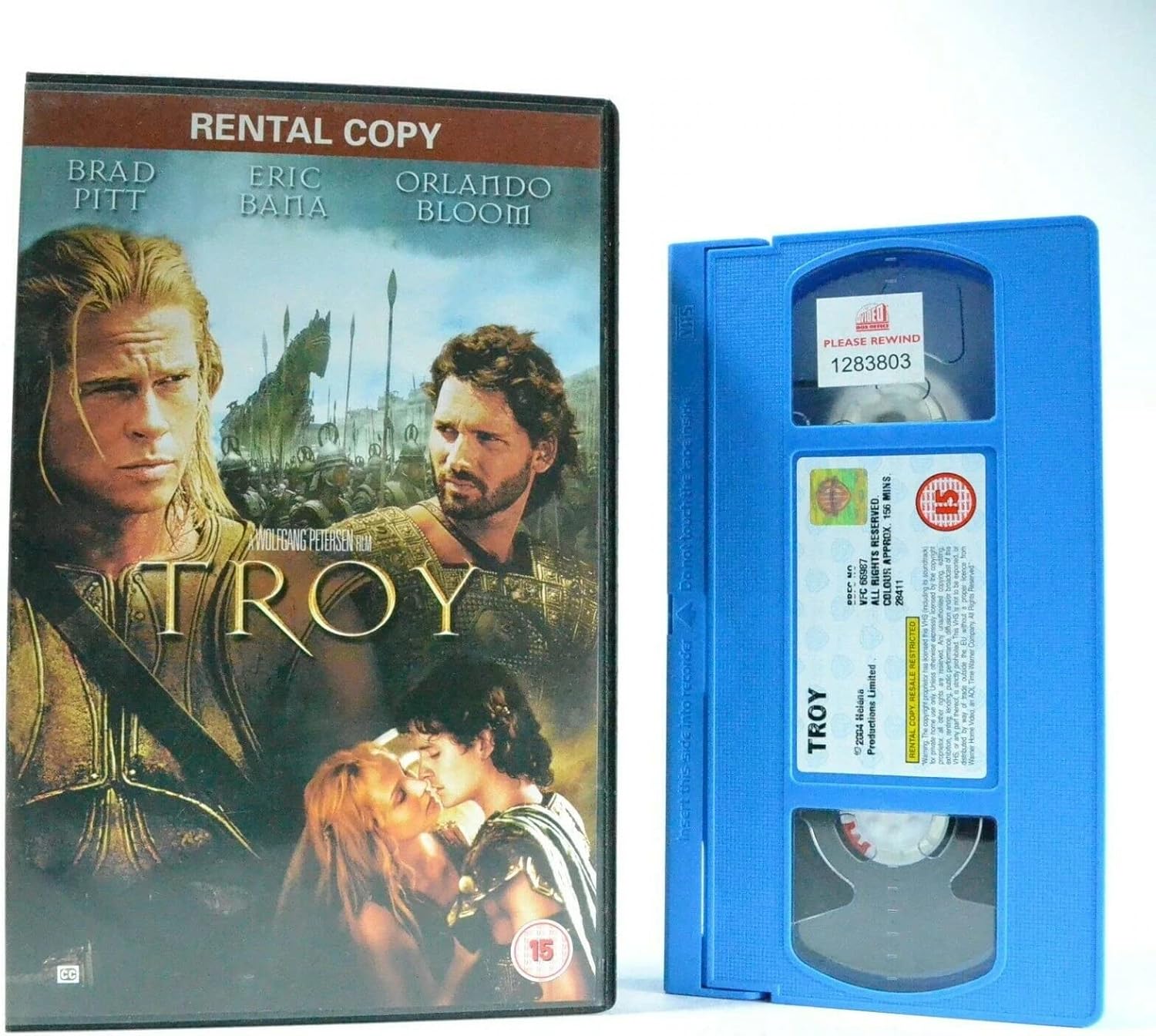 Troy: Epic War Drama (2004) - Large Box - Ex-Rental - Brad Pitt/Eric ...