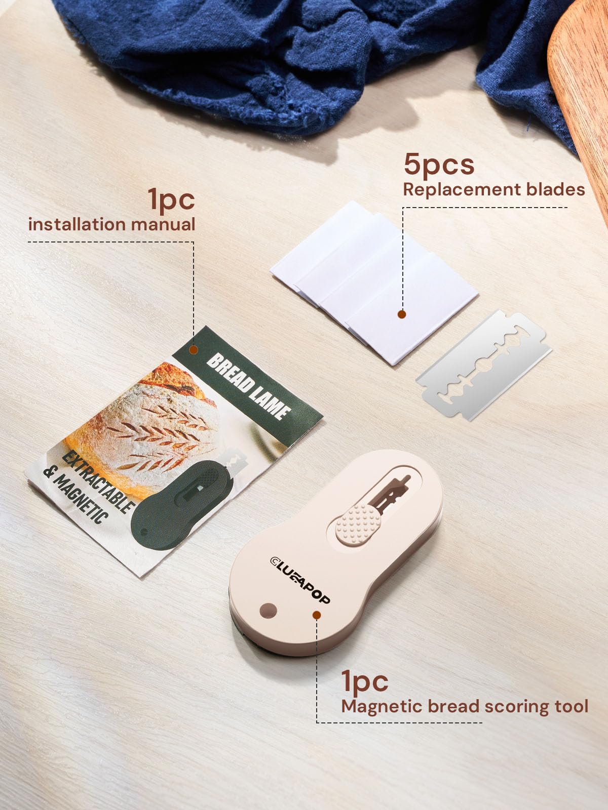 Bread Lame Dough Scoring Tool - Sourdough Baking -8
