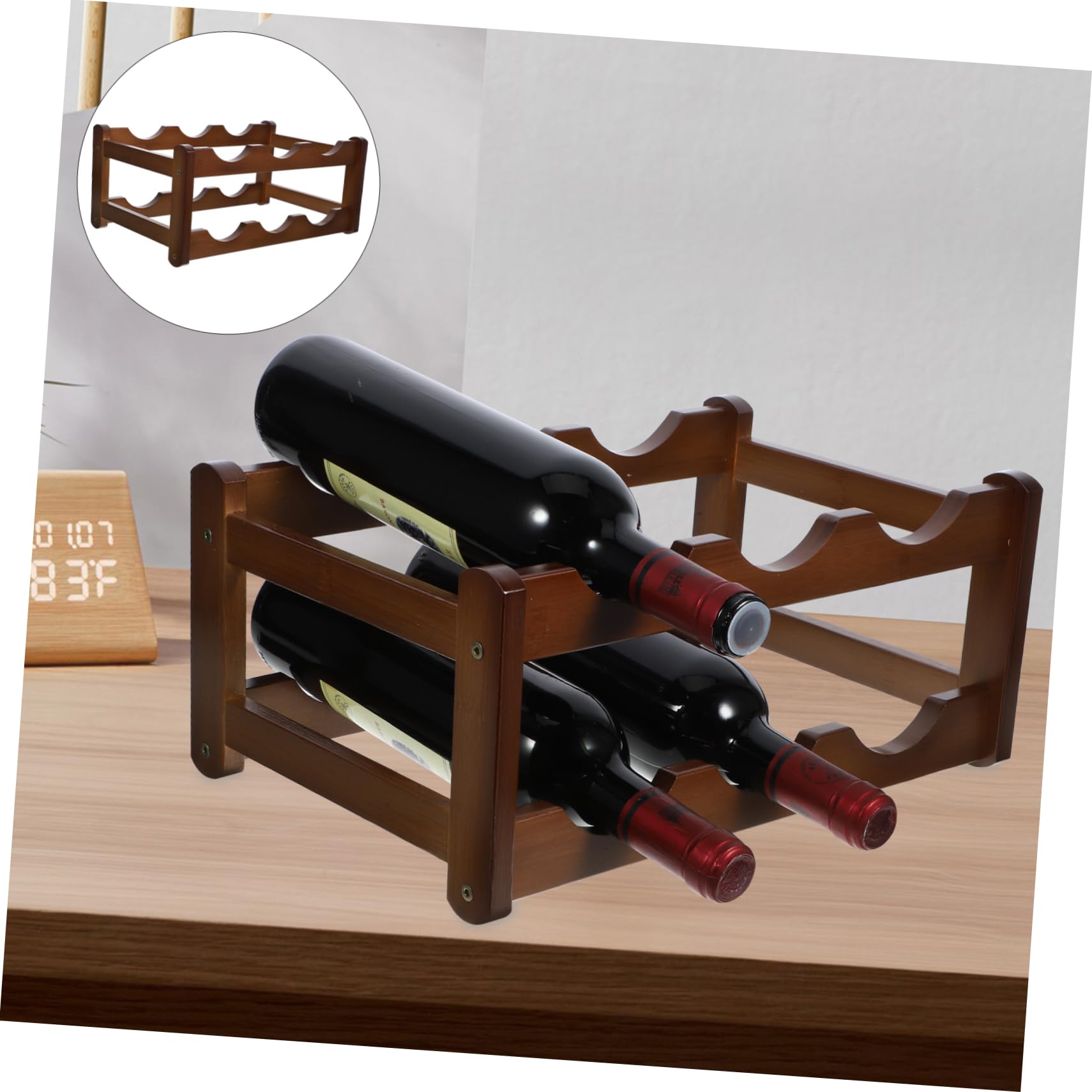 Soporte de presentación de vino para entusiastas del vino, amantes del vino, enfriador de vino, enfriador de vino, soporte para botellas de vino, soporte para botellas de vino, soporte para botellas