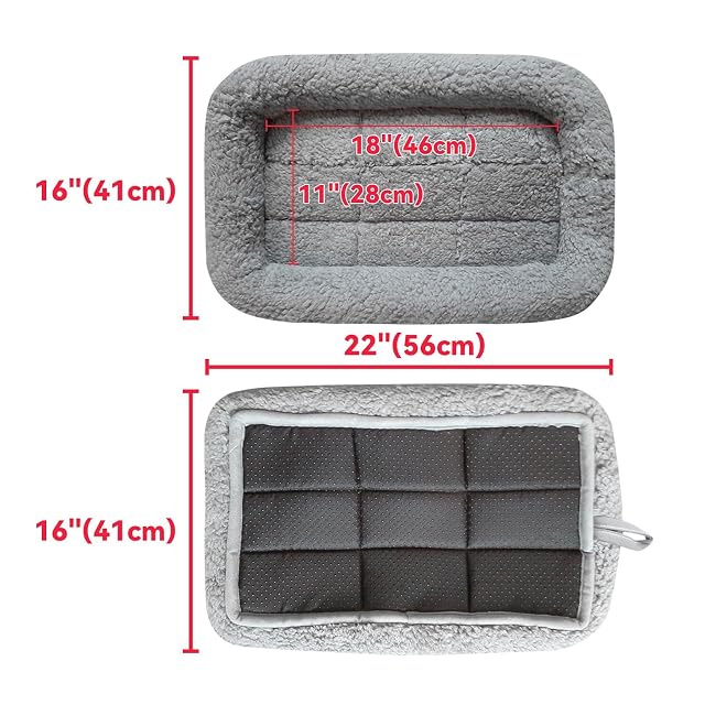 Foto 2 de 3 de Enjoying Cama para Mascotas 41 × 56 cm Cama para Gatos Adecuada para Que Duerman los Cachorros Fondo…