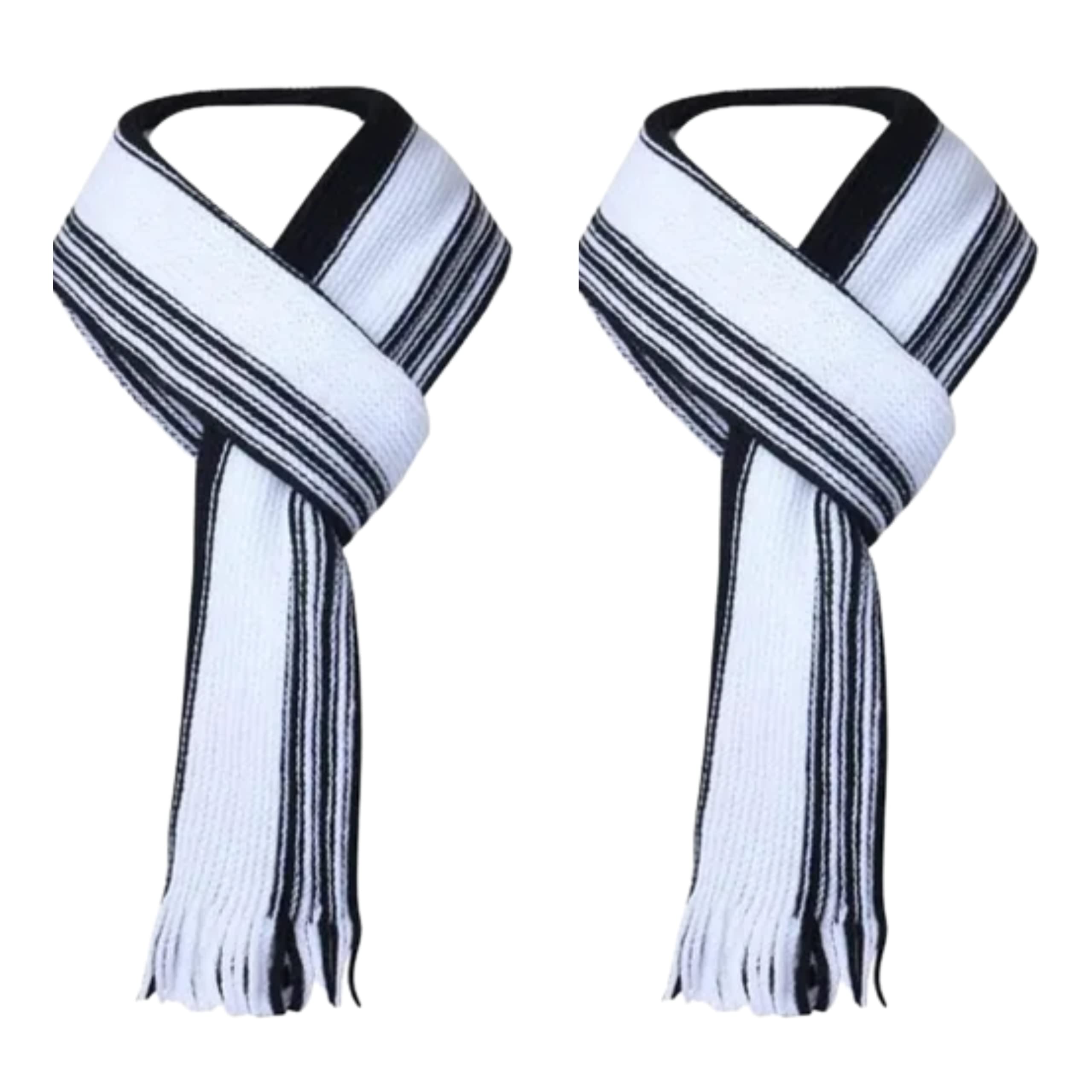 Warm Unisex Stylish Wool Scarf | Combo Pack of 2 Pcs | Colors: Balck/White-picture-49