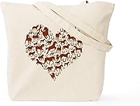 Vista 31 de CafePress Barn Stuff - Bolsa de compras de lona beige natural reutilizable para caballos