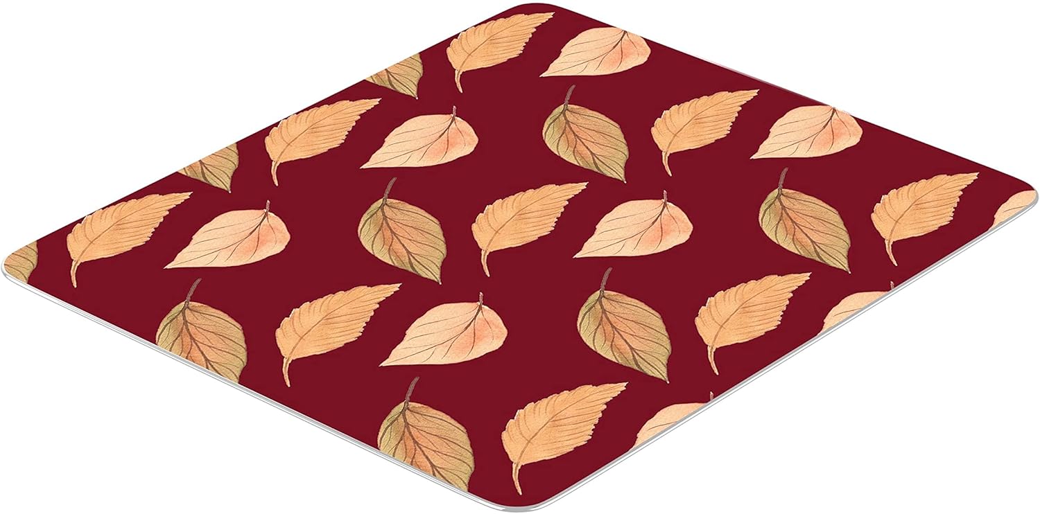 Bonamaison, Rectangle Mouse Pad Digitally Printed Non-Slip Bottom for Office and Home, Size: 22 x 18 cm
