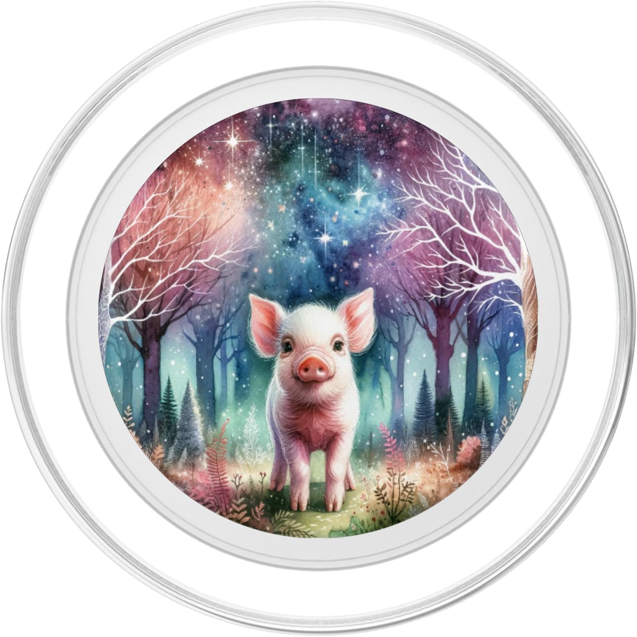 cute baby pig design for pig lover and pig PopSockets MagSafe PopGrip for iPhone