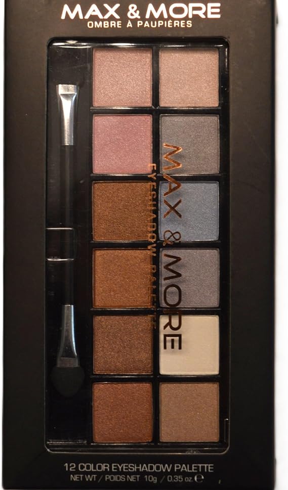 12 Multi Colors Eye Shadows (Pink)