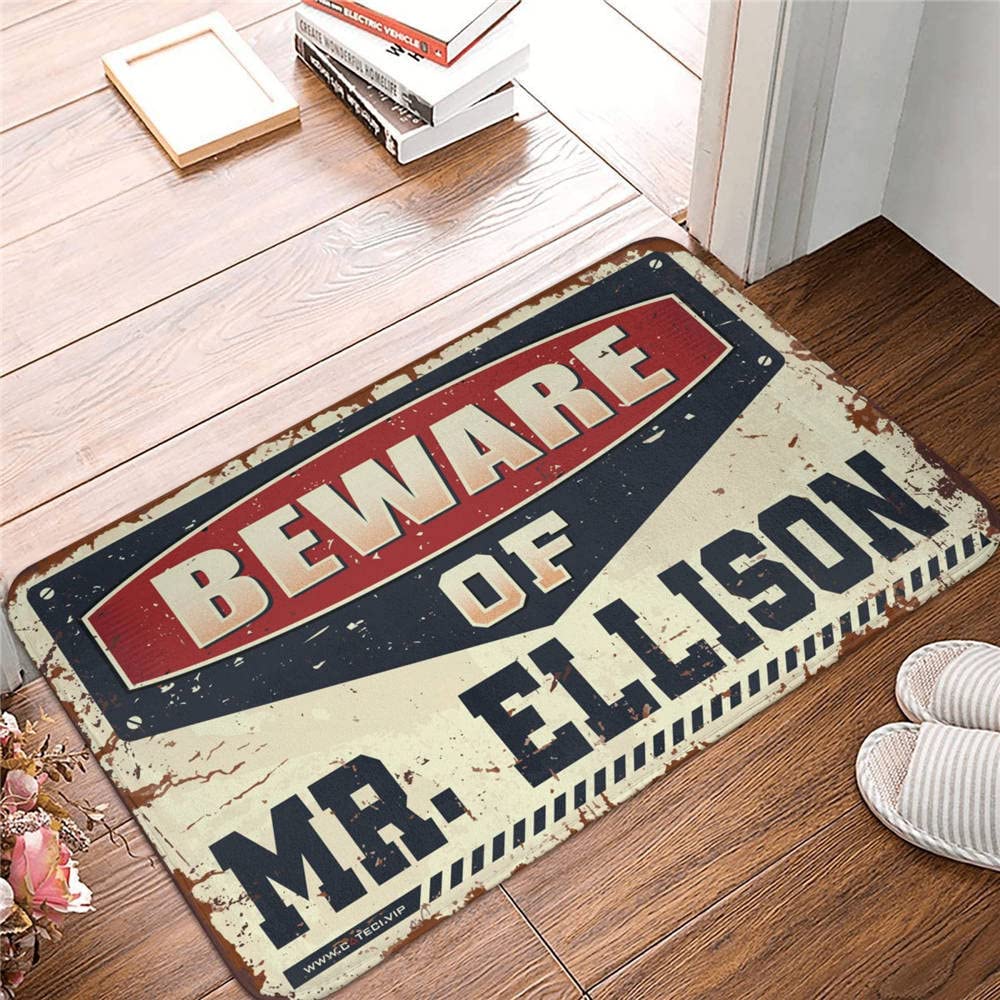 Tapis de garage pour hommes et entrée extérieure 50x80 cm