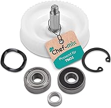 Unit incl. Bearing for TM21 Replacement for Vоrwerk Thermomix Accessories TM21 – Set of Ball Bearings for Toothed Wheel for Thermomix TM21 Food Processor – Thermomix TM 21 Spare Parts