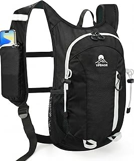 Foldable Small Hiking Backpack with 3 Strap Pockets – Lightweight 300D Spill-proof Daypack for Men Women – Packable Small Travel Backpack with Chest Strap & Trekking Pole Holder – Durable Outdoor Bag