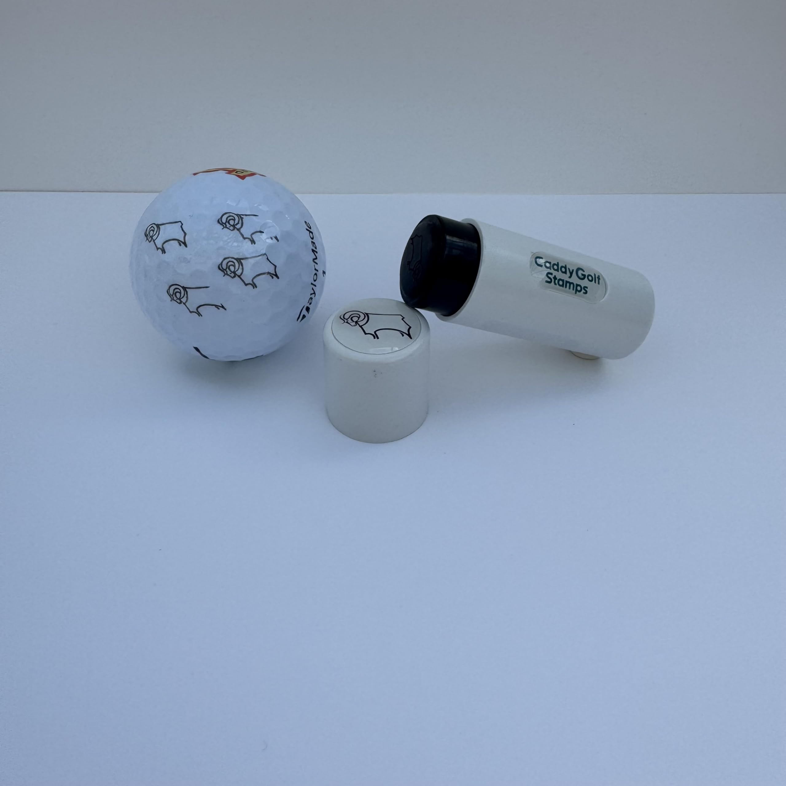 Derby The Rams Design Golf Ball Stamper Stamp Marker Personalise your Golf Balls Golf Gift Birthday Gift