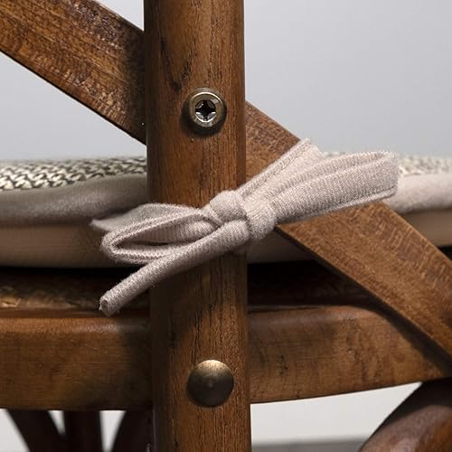 Miniatura 5 de Sweet Home Collection - Cojines de espuma viscoelástica con tiras, goma antideslizante y diseño de panal de abejas y esquinas redondeadas de 16 x 16