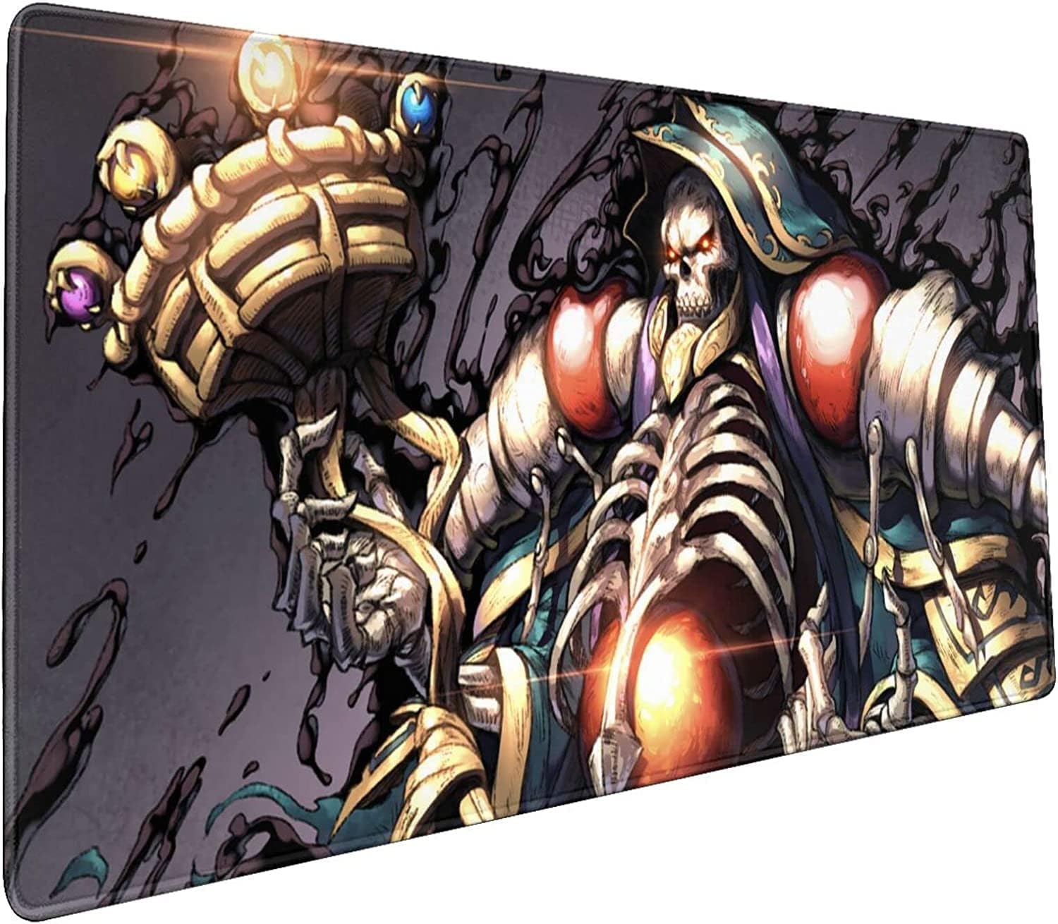 Anime Mouse Pad Overlord Ainz Ooal Gown 3D Printing Extended Large Mouse Mat Desk