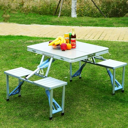 Heavy Duty Aluminium Folding Picnic Table