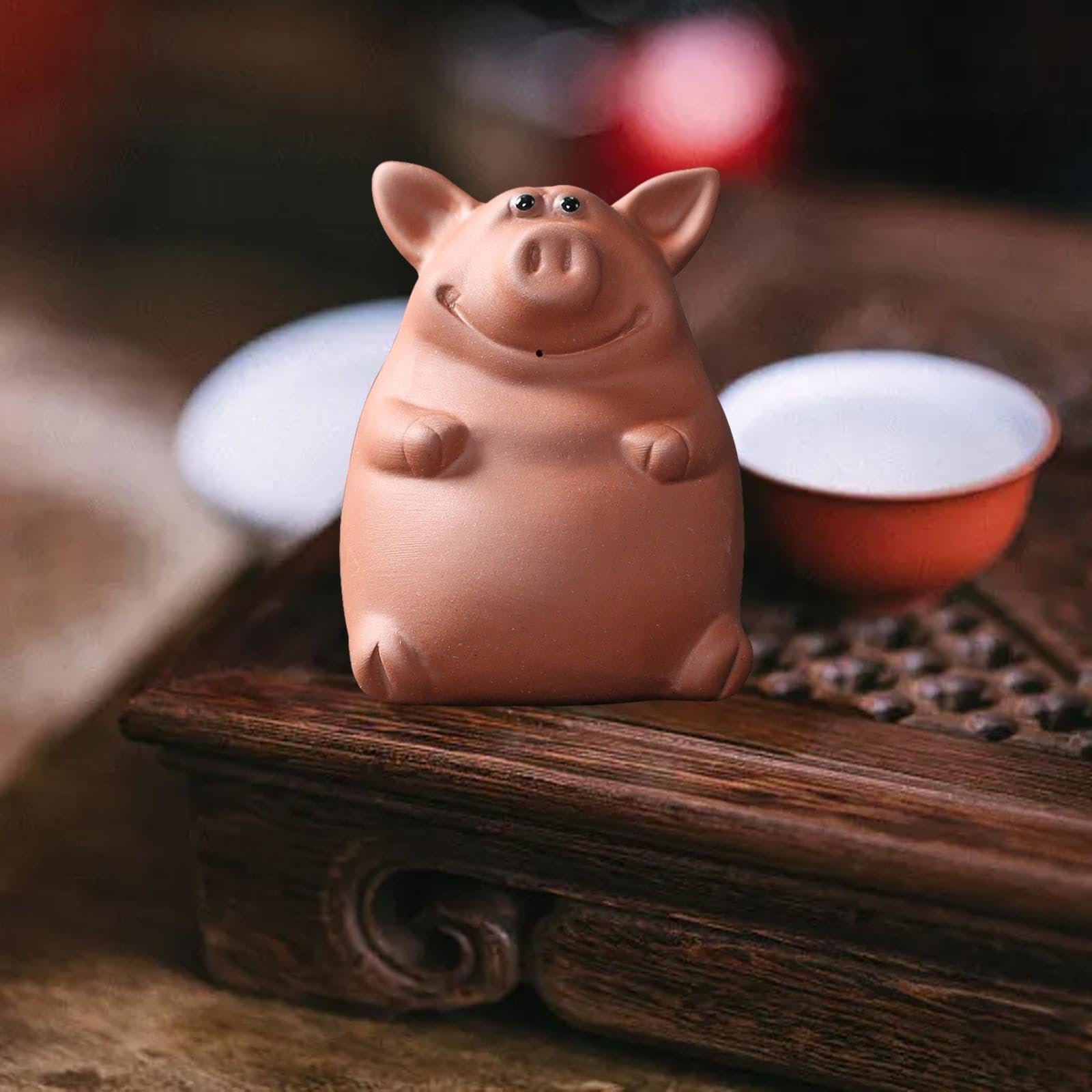 Amazon｜B Baosity 陶器粘土ミニ豚の彫刻ティーペットミニチュアDIY