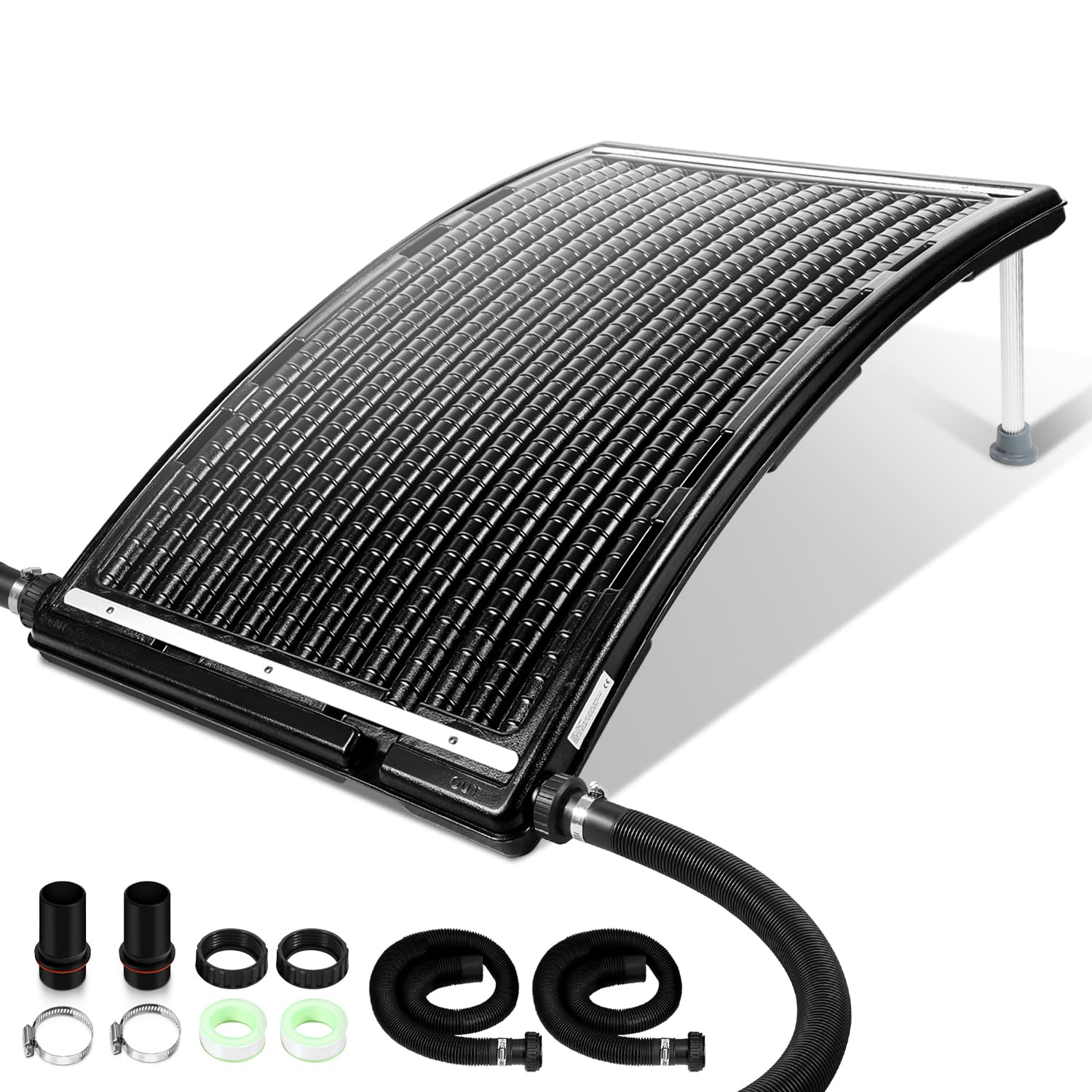 Gimisgu Kolektor słoneczny ogrzewanie basenu, ogrzewanie solarne 113 x 69 x 35 cm, maksymalny przepływ 10 000 l/h, ogrzewanie basenowe, instalacja solarna do ciepłej wody, prysznica ogrodowego, basenu