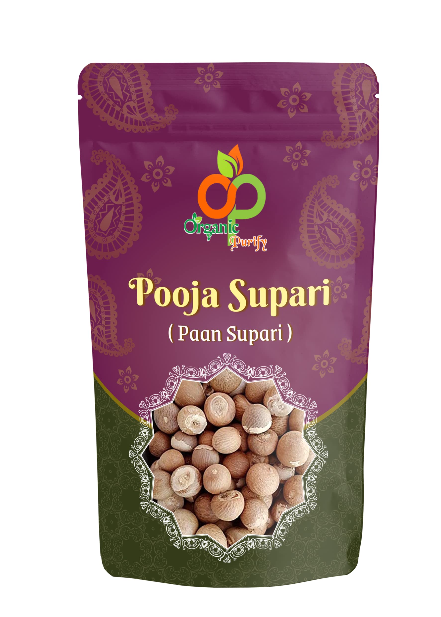 Organic Purify Premium Puja Supari | Areca Nut | Betel Nut/Satta Supari, 400GM