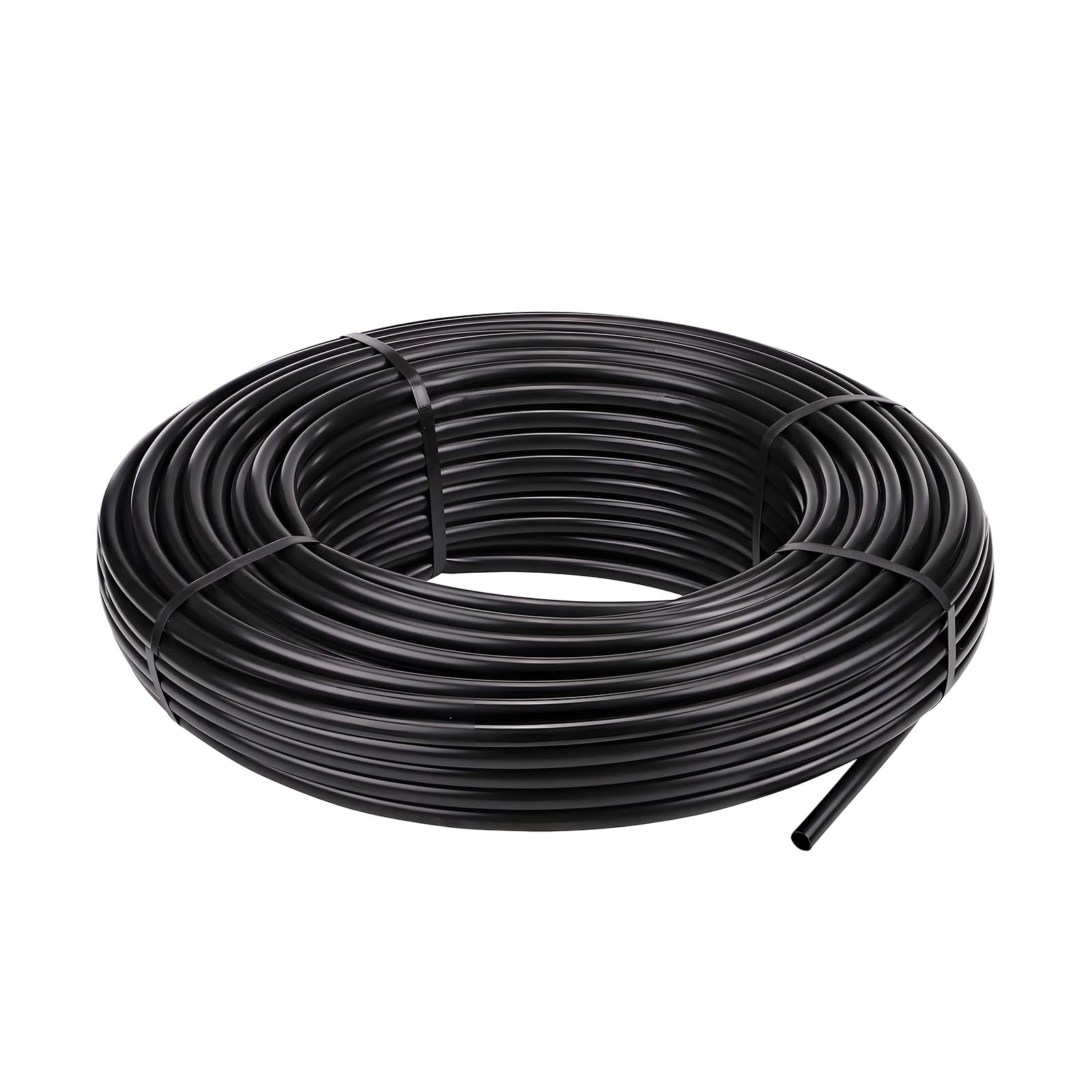Mikro-wąż do nawadniania, 10 metrów wąż kroplujący do nawadniania, wewnętrzny średnica 4 mm/zewnętrzny średnica 6 mm, czarny wąż do nawadniania, PVC wąż, do systemu nawadniania ogrodowego