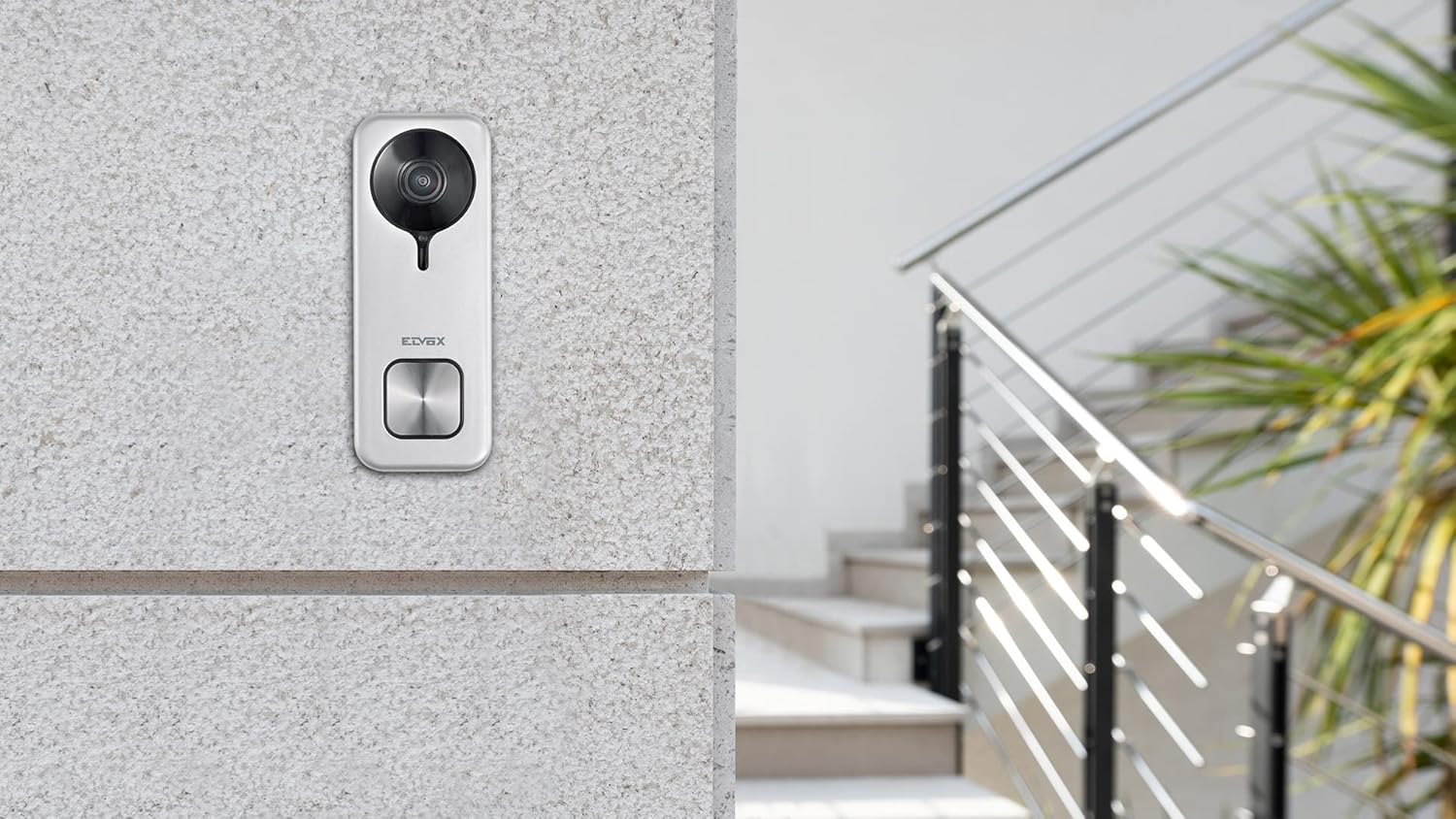 VIMAR K40965 Doorbell mounted on an exterior wall