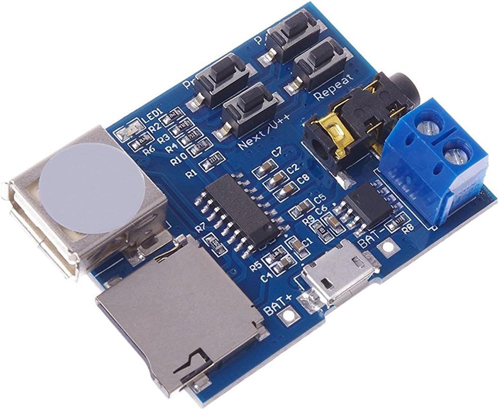 Mp3 Lossless Decoders Decoding Power Amplifier Mp3 Player Audio Module Mp3 Decoder Board Support TF Card USB