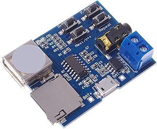 Cupsofu Mp3 Lossless Decoders Decoding Amplifier Mp3 Player Audio Module Mp3 Decoder Board Support TF Card USB