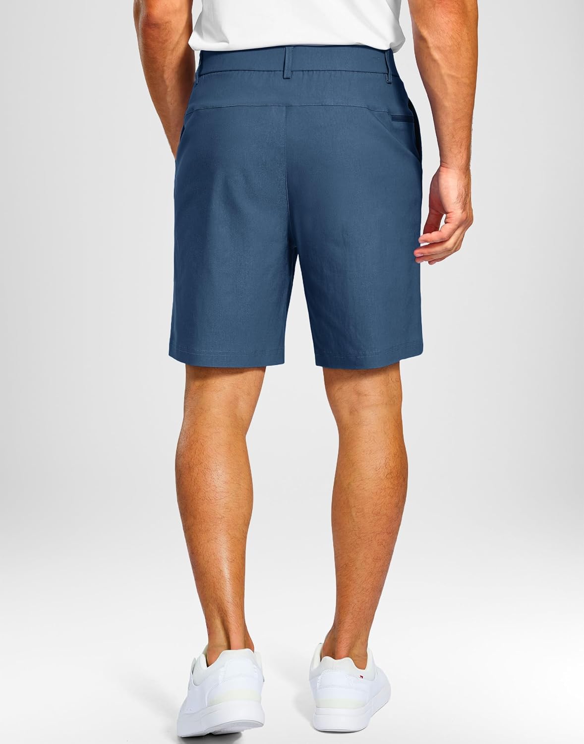 Pudolla Men's Golf Dress Shorts 7"/9" Stretch Casual Work Hybrid Shorts for Men with 3 Pockets Quick Dry Breathable