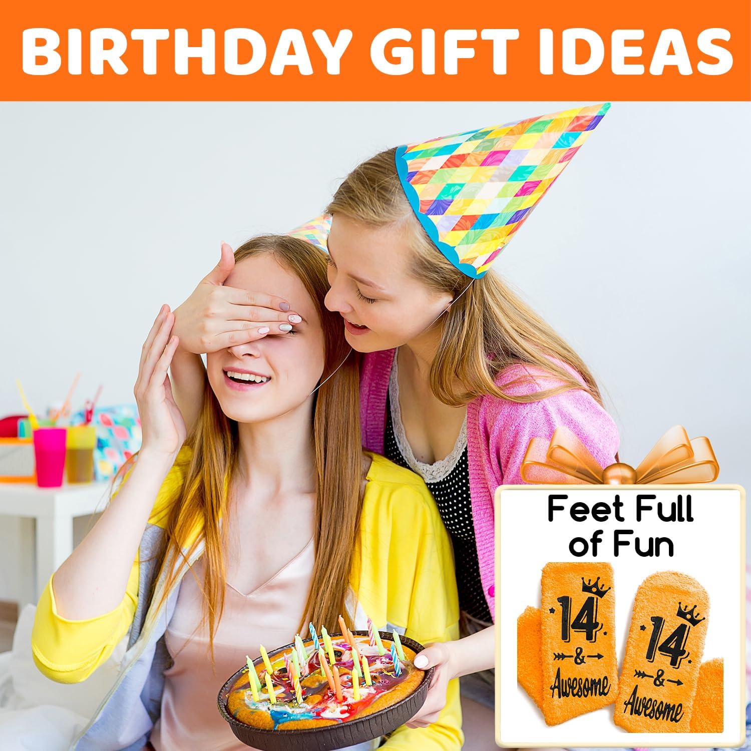 HAPPYPOP Gift Ideas for 13-21 Year Old - Birthday Socks for Teen Boys Girls & Women Men - Image 3