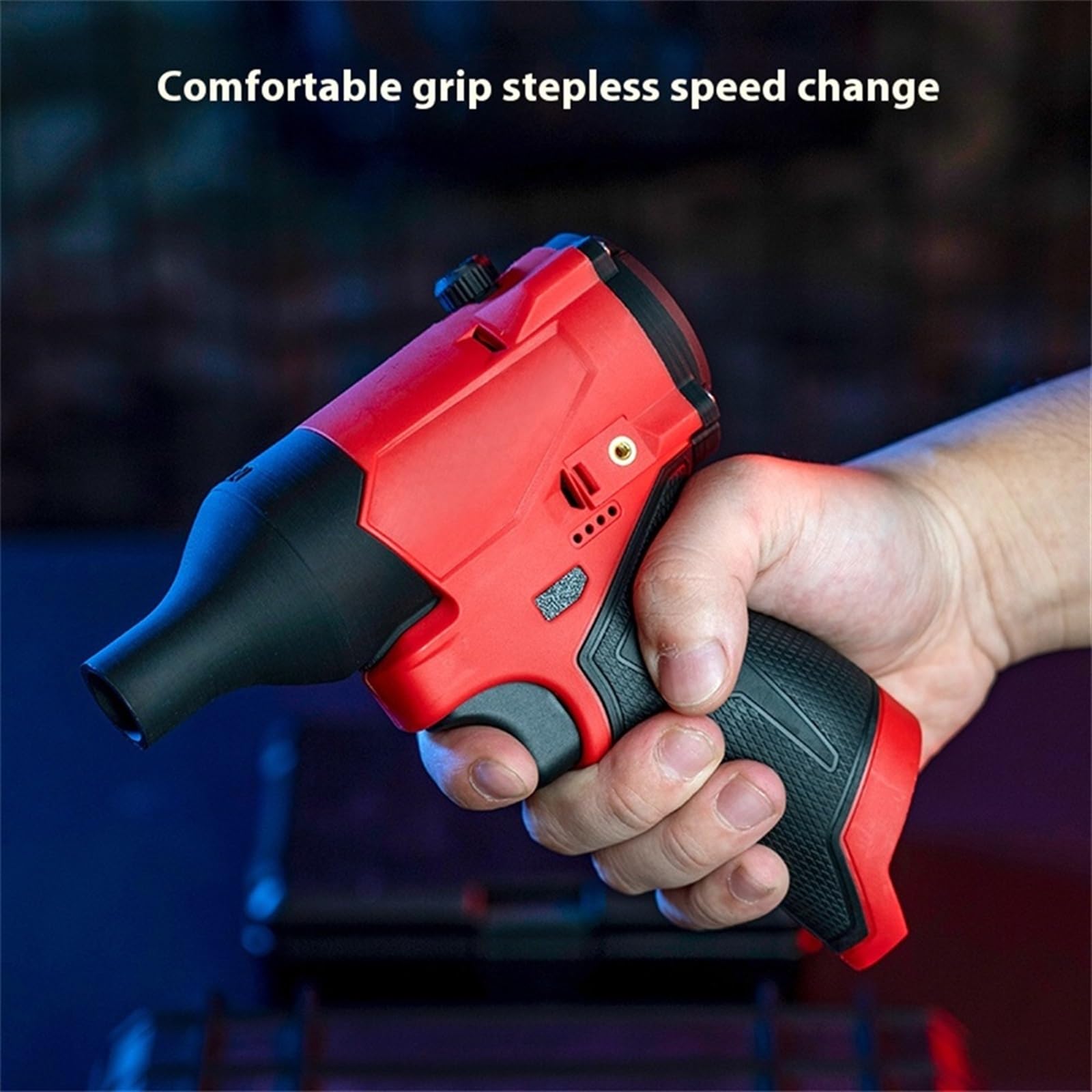 Potente soplador de Pelo con Motor sin escobillas 140 000 RPM, Ventilador conducto Alta Velocidad, Polvo for Exteriores,Alta Velocidad