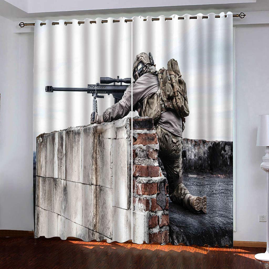 Rideaux occultants 2 pièces isolant thermiques 132x175 cm pour fenêtre de chambre