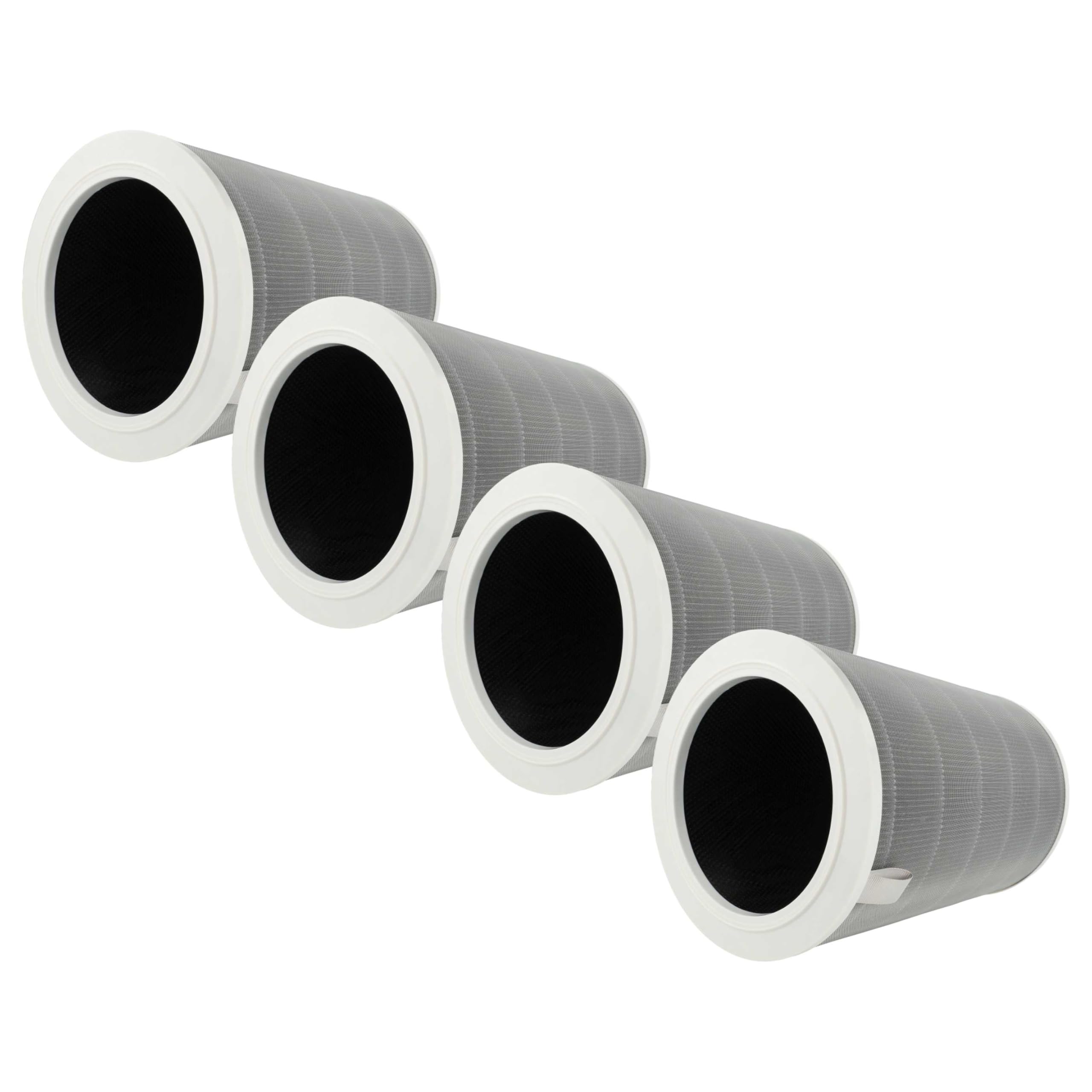vhbw 4x filtro HEPA compatibile con Xiaomi Mi Air Purifier 2, Pro, 3, 2H, 2C, 3C, 2S, 3H, 1, Max purificatore d'aria