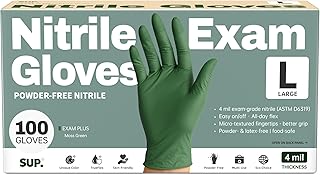 SUP Moss Green Nitrile Gloves