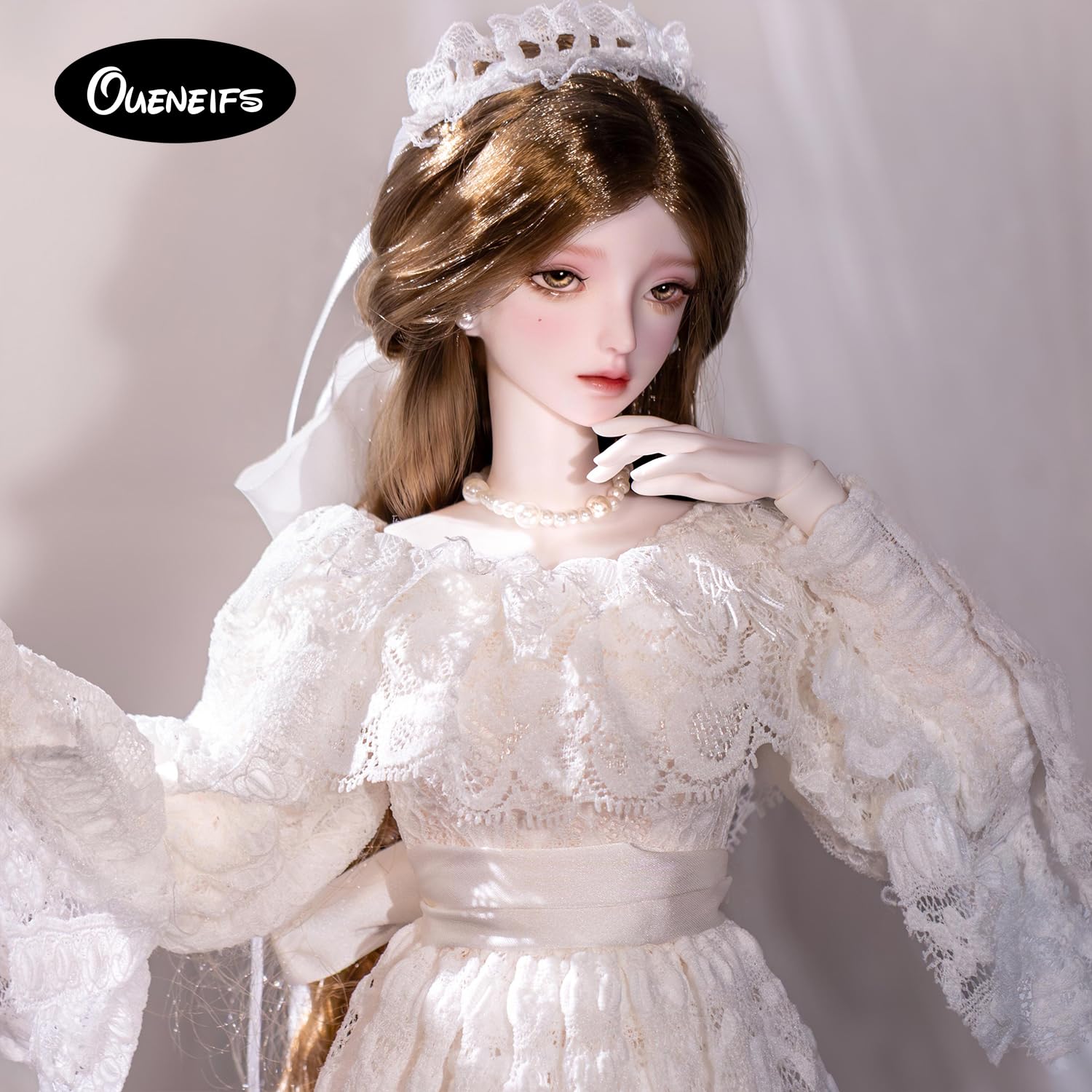 Oueneifs 1/4 Opalbjd Fullset A Bjd Puppe Harz Spielzeug für 15+ Jahre alt