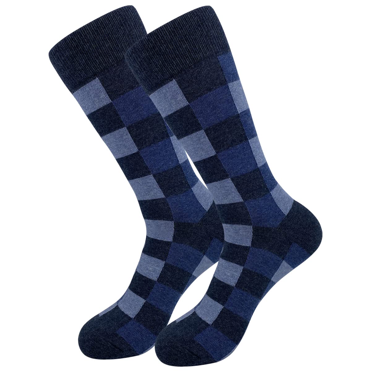 HHX YONLEE Calcetines de vestir para hombre, 5/6/10 pares de calcetines coloridos de algodón novedoso, casuales, divertidos, talla 10-13
