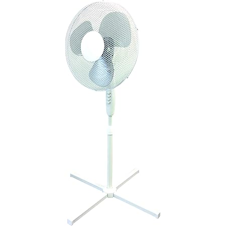Amazon Basics 3 Speed Oscillating Pedestal Floor Stand Fan 40 W Black Uk Amazon Co Uk Home Kitchen