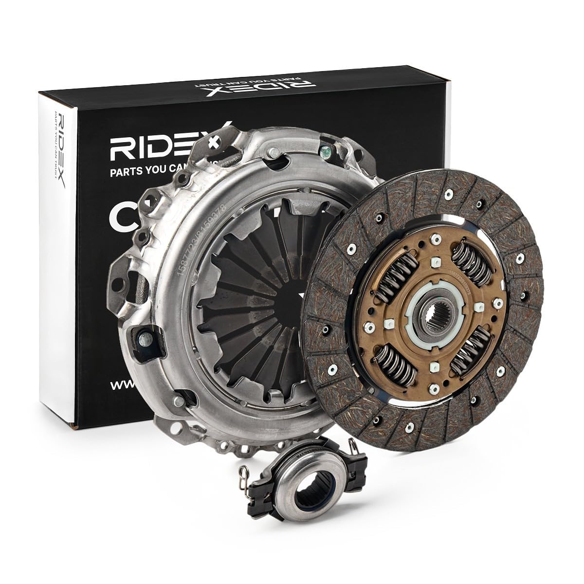 RIDEX 479C0002 Kit de embrague sin volante motor con apoyo Compatible con VW Lupo/Lupo 3L 6X1, 6E1