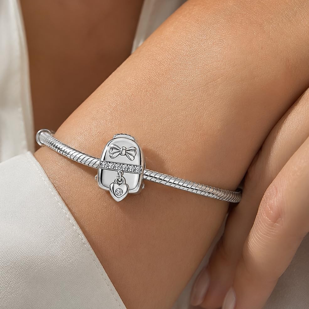 Charm para pulsera de graduada, accesorio con libro y estrella para diario 5